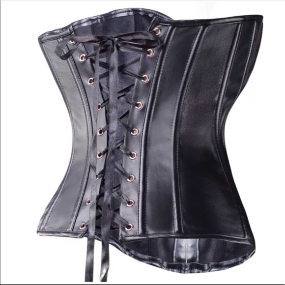 Black Corset Festival Punk Sexy Cosplay New - Picture 7 of 8